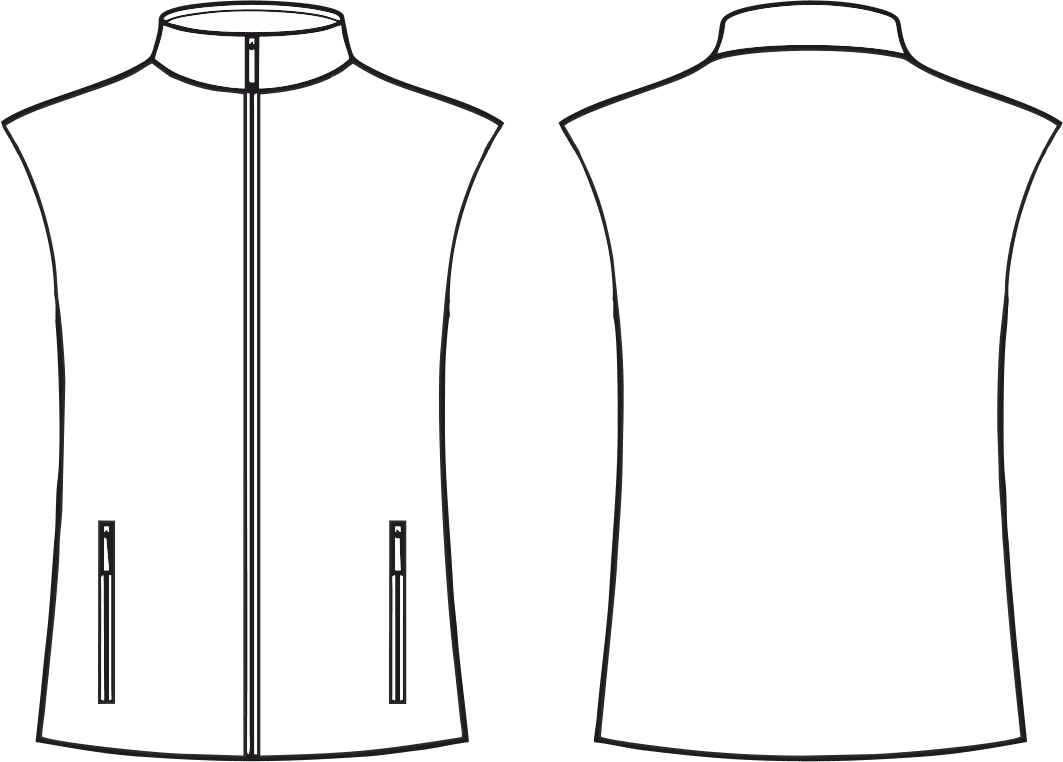 Šablona na výrobu softshell vesty
