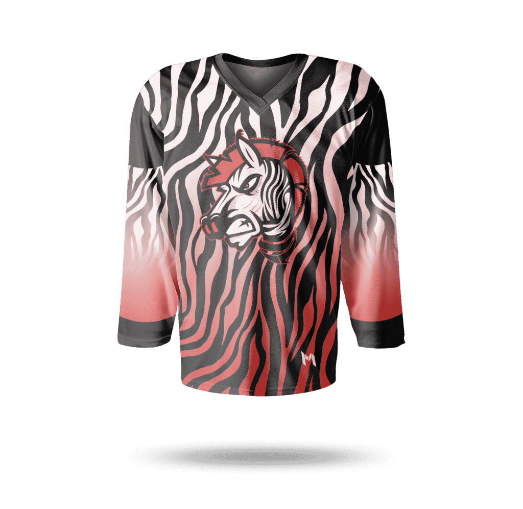 Návrh designu na výrobu hokejových dresů